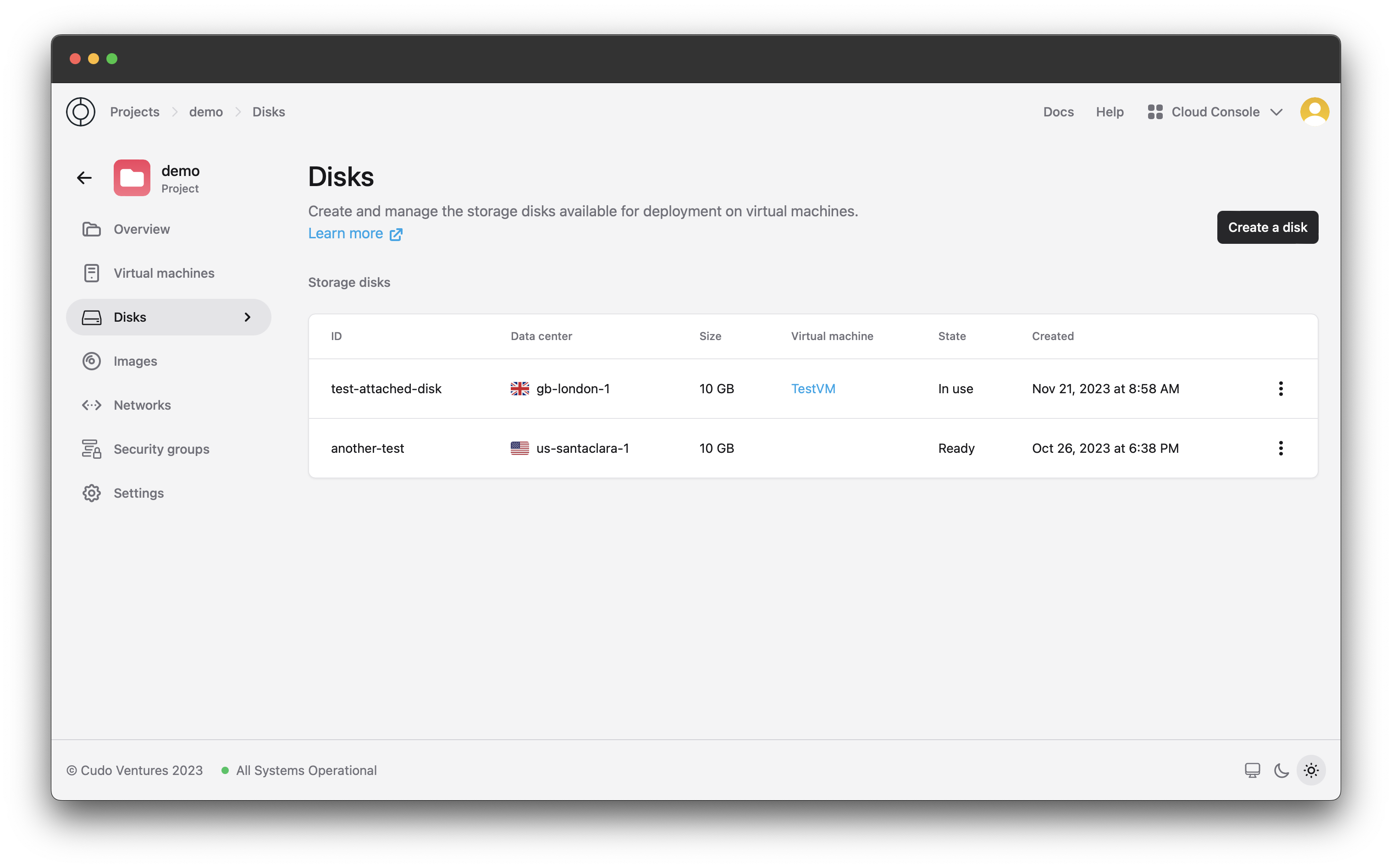 Disks - Overview